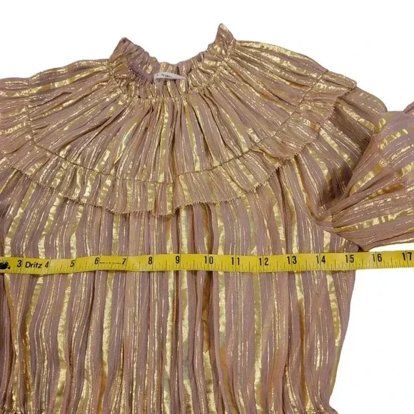 Ulla Johnson Ruffled Tiered Mini Dress Romantic Glam Feminine Holiday Cocktail 2 - Picture 12 of 12